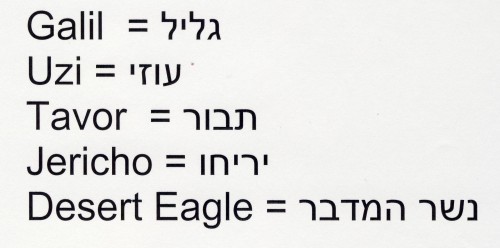 Israeli Weapons