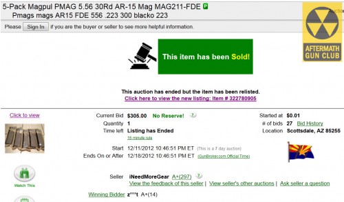 PMags 300 dollars