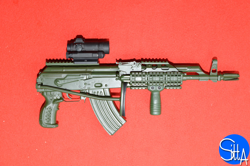 GIS Tactical AKM parts (folded)